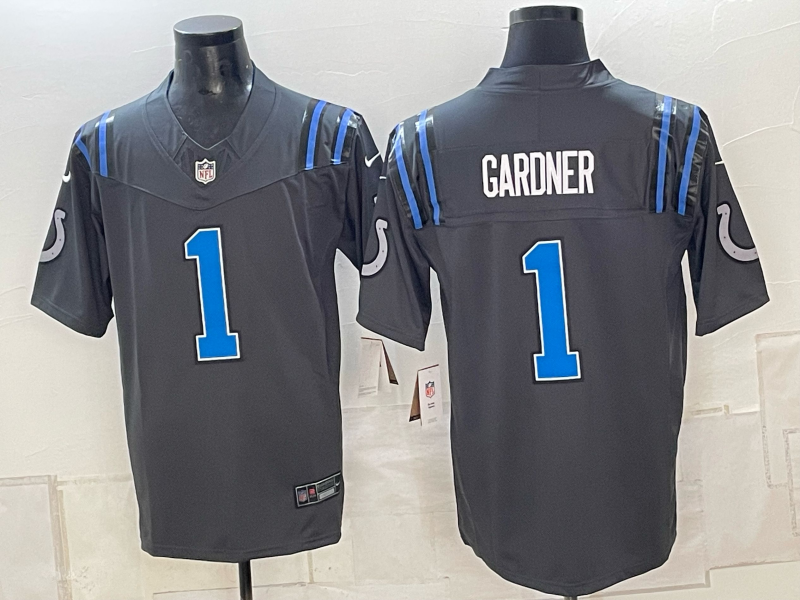 Men 2026 Indianapolis Colts #1 Gardner grey Limited Nike NFL Jersey 0918003